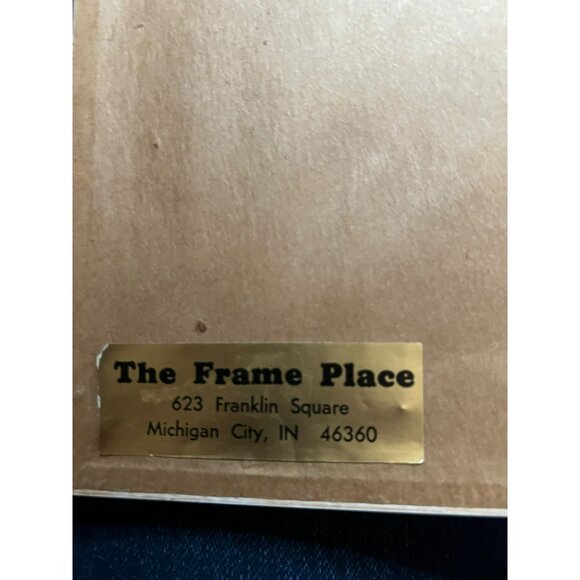 Artist Signed Original Graphite Landscape Vern Hippensteal Tree with Baskets Mat - Picture 11 of 13